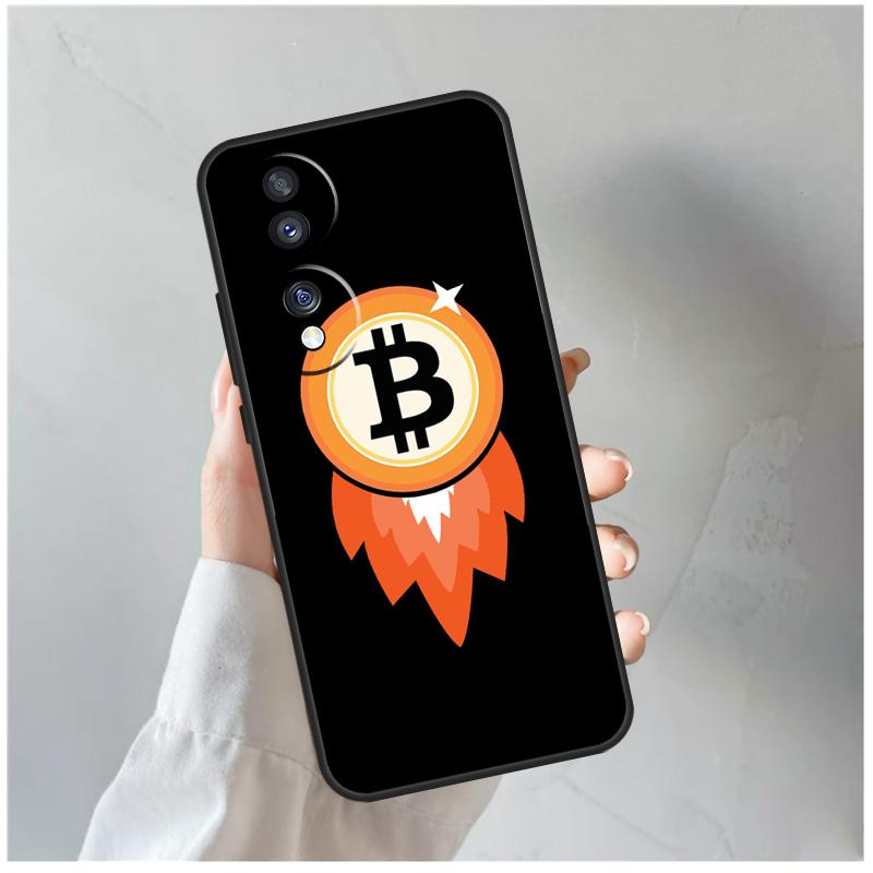 Чехол Bitcoin For Honor Magic 8 5 6 7 Pro для Honor 200 400 70 90 Lite X8c X8b X9a X9b X9c X9d Win RT