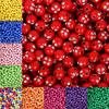 100 штук 8 мм блестящие акриловые бусины для изготовления ювелирных изделий DIY отдел браслетов ручной работы