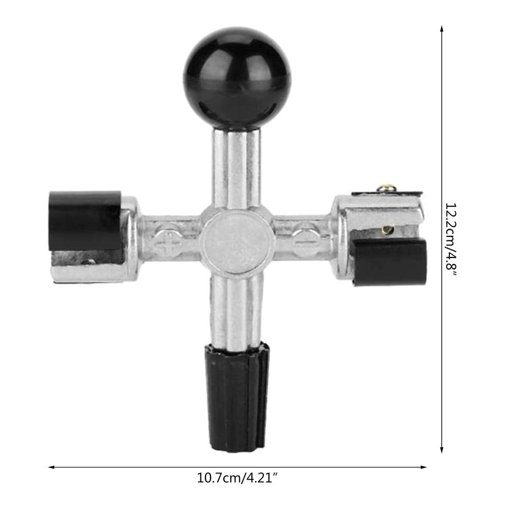 4-ходовой очиститель клемм и клемм аккумулятора Практичный развертка зажимов и скребки клемм Защитник аккумулятора для автоматической очистки