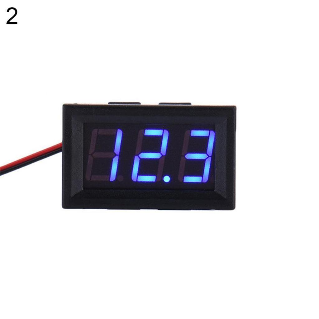 Two-wire DC 5V-120V Digital Display Voltmeter LED Panel Digital Display Voltage Meter Device