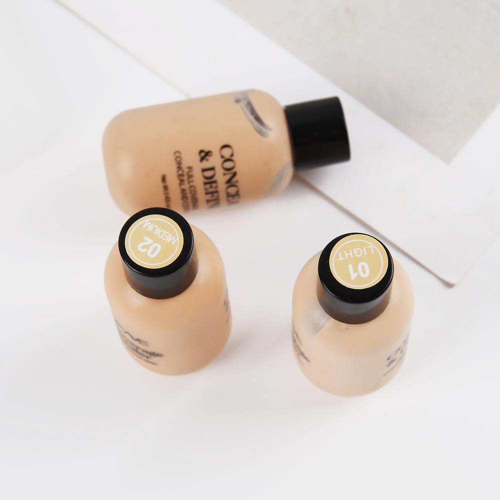 Waterproof Liquid Concealer 3 Colors Matte Full Coverage Acne Scars Dark Circles Foundation Whitening Lasting Makeup Cosmetics