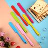 24cm Silicone Spatula Non-Stick Butter Cake Long Spatula Cream Spatula Heat Resistant Flexible Blender Cookie Pastry Baking Tool