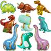 Spot Large Dinosaur Aluminum Film Balloon Tyrannosaurus Rex Neck Aluminum Foil Balloon Birthday Decoration Aluminum Film Balloon Set