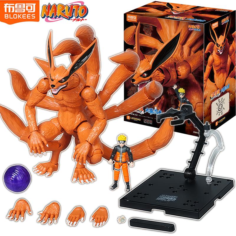 BLOKEES Оригинальный NARUTO Саске Минато Боруто Курама Серия CHAMPION CLASS Настоящие Собранные Фигурки Действия Игрушки Модель Подарок