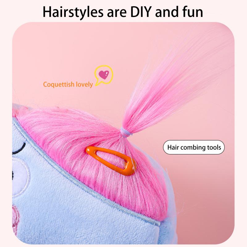 Взрывная Прическа Кукла Урод Плюшевая Кишка Ручка Сумка Большие Глаза Монстр Милая Девушка Сердце Сумка для Хранения Плюшевая Игрушка Пенал