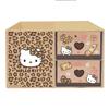 K Company Пластичный сундучок Hello Kitty с леопардовым принтом и подставкой для ручек, CPS-KTH, В 8,9 x Ш 14 x Г 10,1 см