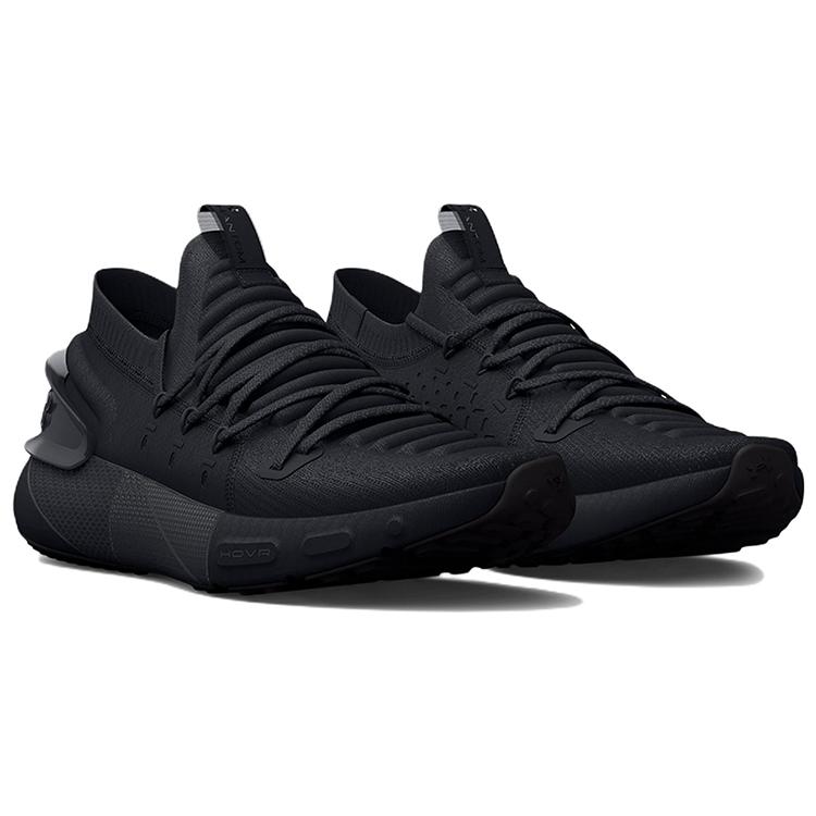 Under Armour Womens HOVR Phantom 3 'Triple Black' (women's sizes) Black Running Shoes 3025517 002