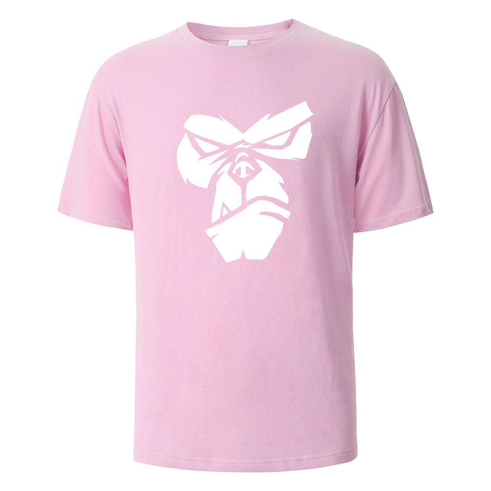 Забавный 3D-принт обезьяны, мужская футболка, летние быстросохнущие дышащие футболки, простой стиль, топы с коротким рукавом, модная повседневная одежда