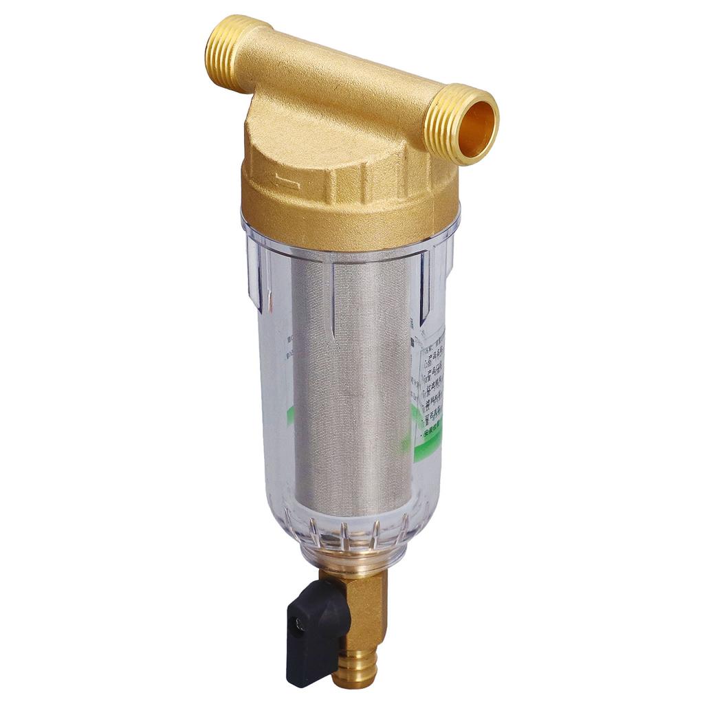 Water System Prefilter G1/2 Male Thread Detachable High Density Sediment Pipe Filter for Automatic