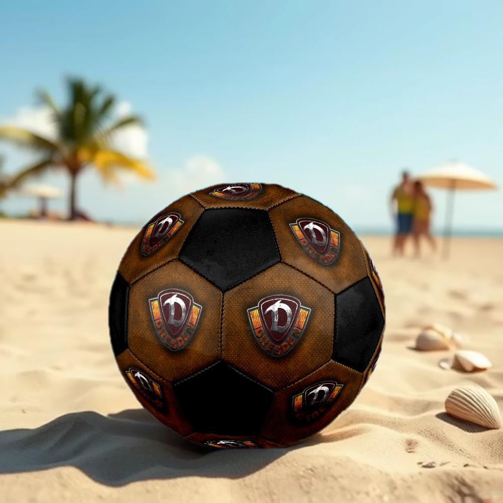 SG Dynamo Dresden Soccer Ball Colorful All Ages Machine Stitched PVC Competition Ready Durable High-Bounce.SIZE5