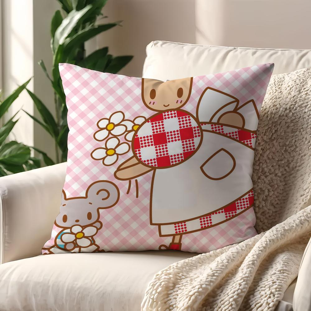 MARRONCREAM Kawaii cushion cover For Pillow Printing Sofa Decoration Home Car Room Coffee Shop Office Nordic Simplicity