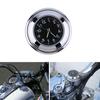 Waterproof Motorcycle Motorbike Handlebar Mount Round Dial Clock Accessory