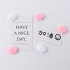 4pcs Refrigerator Magnets Cartoon Cute Cloud Fridge Magnet Sticker Message Home Decoration