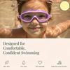 2026 Яркие новые плавательные очки SplashyNew Eyes для детей, Очки с широким обзором, Защита от УФ, Антизапотевание, Для бассейна и открытой воды, для 3-14 лет