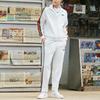 Куртка Li Ning из коллекции спортивной моды, унисекс, белая, AWDS915-5