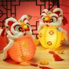 Ручная работа Светящийся Фонарь Львиного Танца Китайский Стиль Традиционный Ремесленный Фонарь Новый Год
