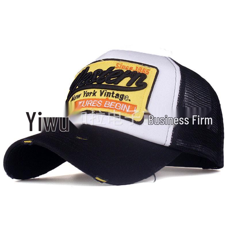 Новая бейсболка из сетки с нашивкой - Модная мужская и женская кепка-утка, Дизайн-бестселлер