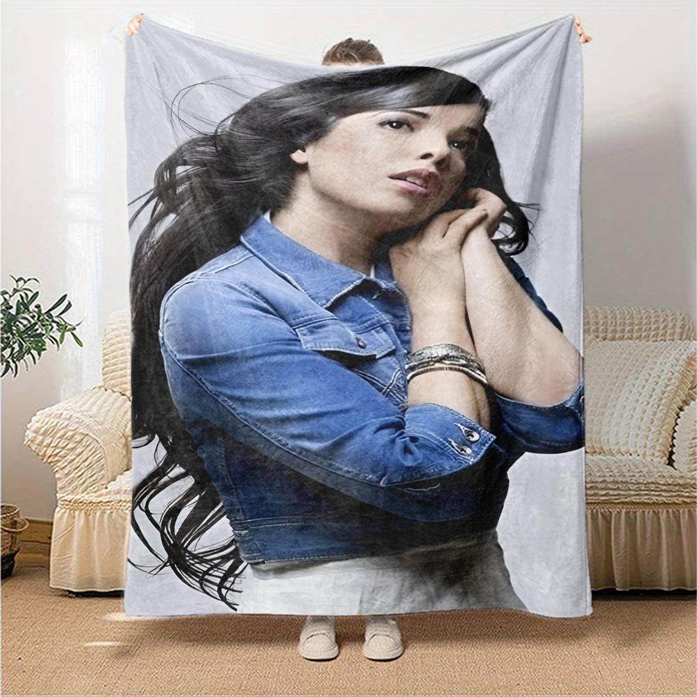 Indila Theme Printed Blanket - Perfect for Couch, Bed, Travel & Outdoor Use | Machine Washable, Cozy & Durable.