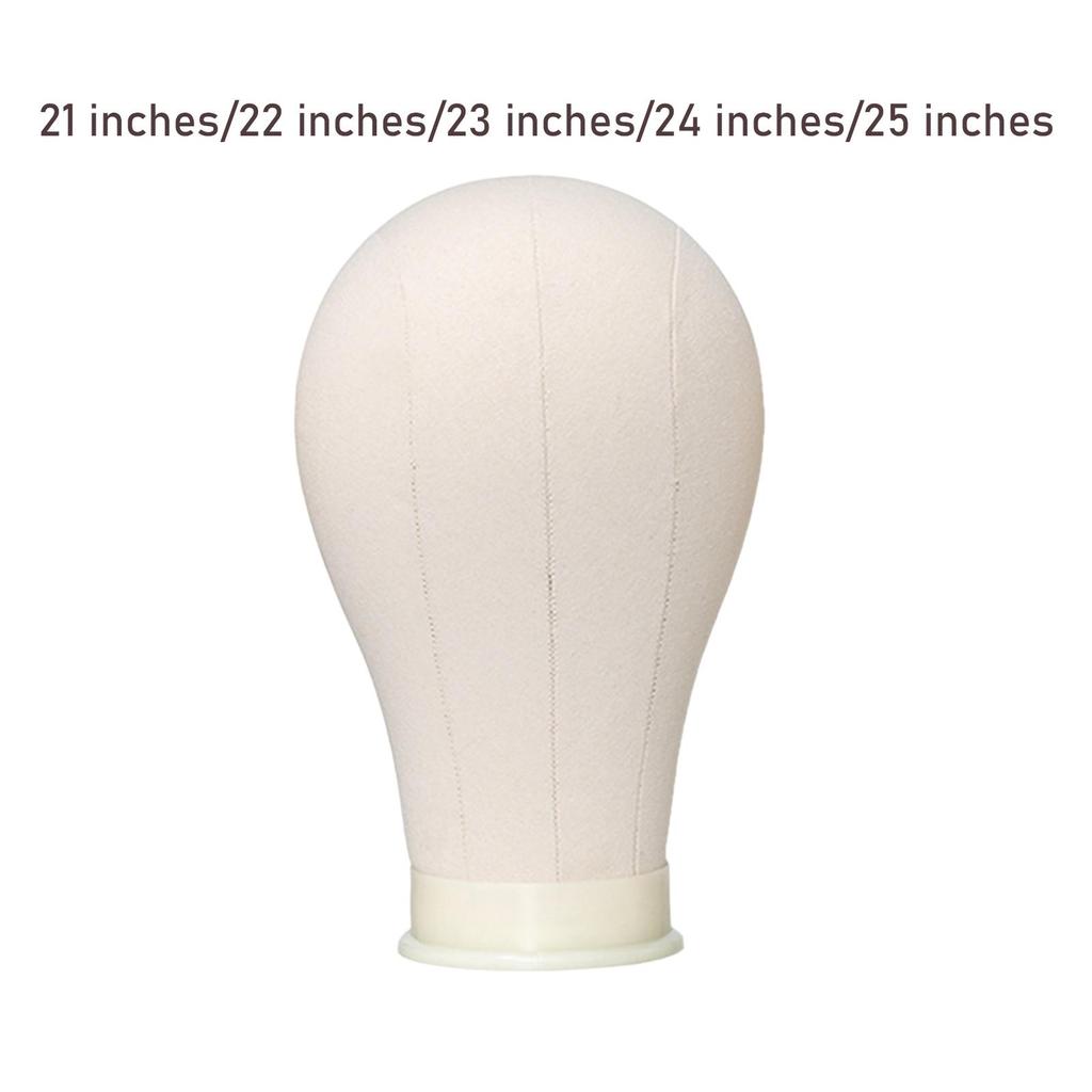Display Stand, Canvas Mannequin Head, Model with Mounting Holes, Stand for Making , Scarves, Salon