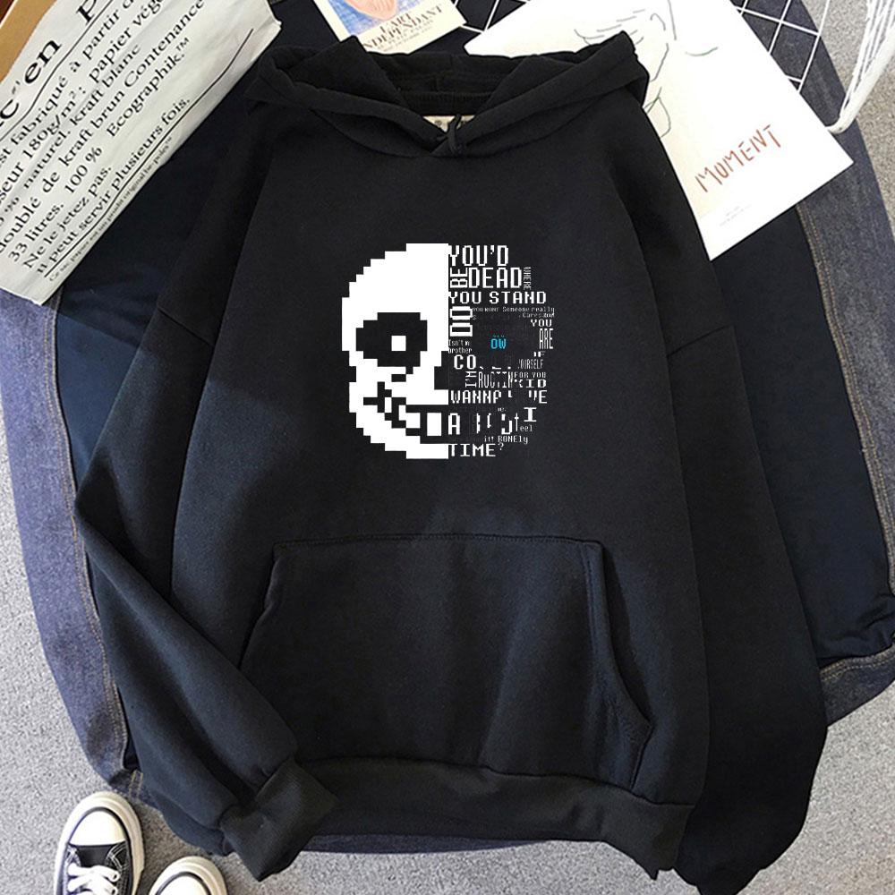 Худи Sans Papyrus New Fall/Winter Undertale с принтом, Взрослый Унисекс, Высококачественная Спортивная Толстовка для Фитнеса и Бега на Открытом Воздухе