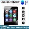 1.8 Inch HiFi MP3 Player Bluetooth MP4 Video Player FM Radio Ebook Audio Recording Walkman Portable Deep Bass Mini Mp3 Player