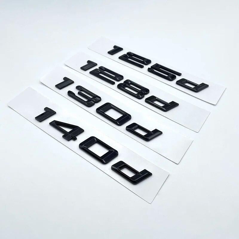 Старые цифры, буквы 116d, 118d, 120d, 125d, 128d, 130d, 135d, 140d, M, верхняя эмблема ABS для BMW 1 серии, табличка на багажник автомобиля, наклейка с логотипом