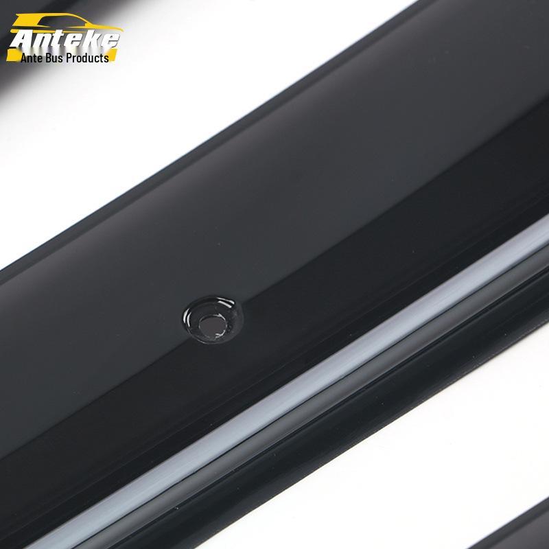 Fiat Viaggio/Ottimo Hatchback Rain Guards with Decorative Plastic Strip
