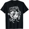 Официальная белая футболка HUYTEDX с принтом Skelly группы Social Distortion