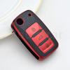 Чехол-кожух из ТПУ и кожи для брелока Vw Golf Polo Bora Beetle Tiguan Для Seat Leon Toledo Altea Ibiza Для Skoda Fabia Superb