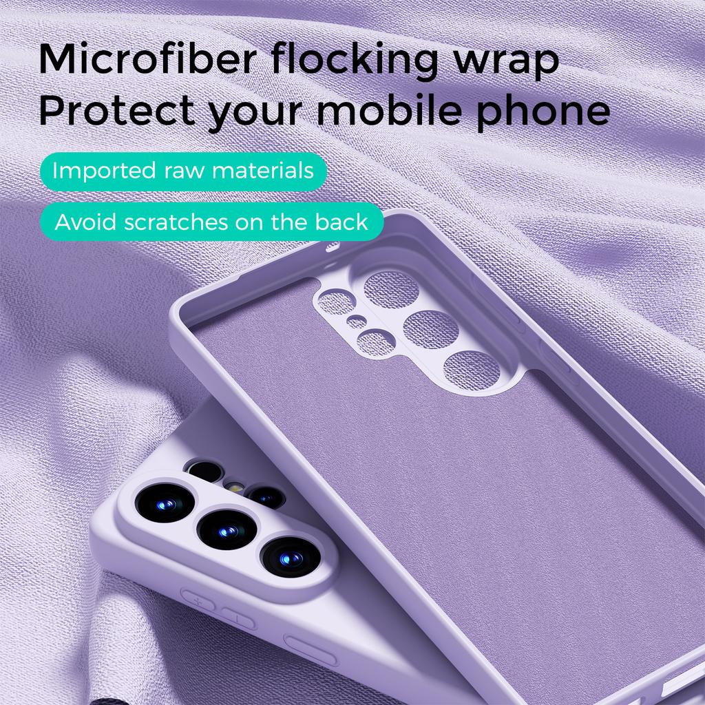 ABEEL Магнитный чехол-скин для Samsung Galaxy S26+ Жидкий силикон Задняя крышка телефона