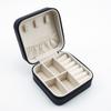 Jewelry Storage Box Portable Home Travel Earrings Necklace Storage Case For Women Ring Organizer PU Leather Display Case
