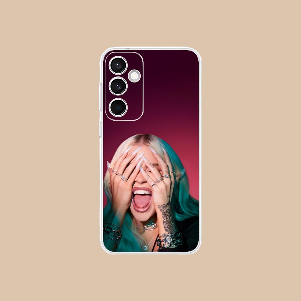 Luisa Sonza Mobile Phone Case for Samsung Galaxy S25 S24 S23 S22 S21Plus FE Ultra Clear Colorful Cover Smartphone Luxury