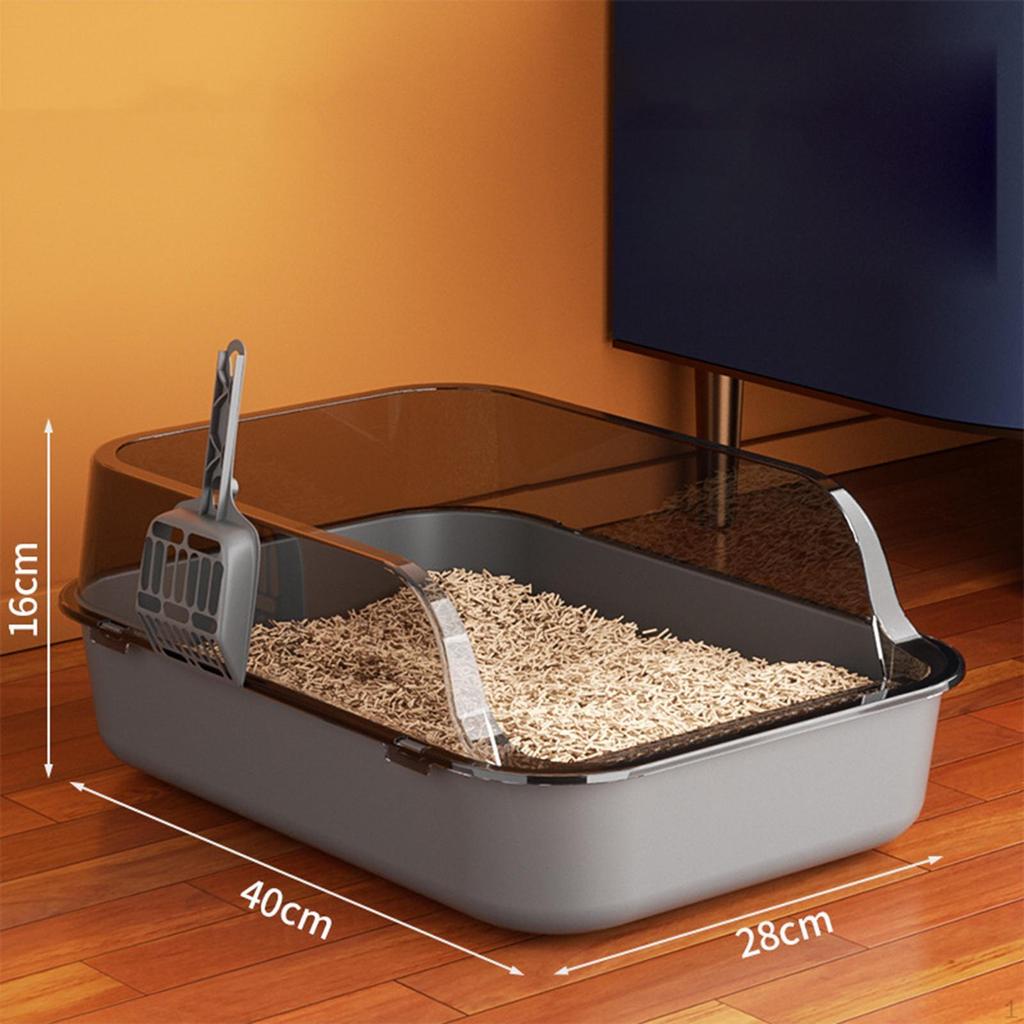 Cat Litter Box for All Kinds of U Shape Lowered Front Toilet Sandbox Young