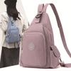 Backpack Lightweight Water-Repellent Nylon Bag Multi-Compartment Chest Bag Women's Multi-Function Shoulder Bag