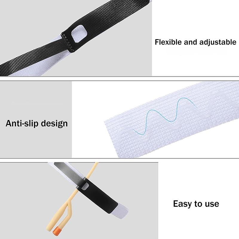 Unisex Urinary Drainage Fixation Strap Fixation Holder Catheter Strap Urine Bag Velcro Strap Leg Fixation Band