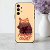Чехол для телефона T-The F-Foxhole C-Court AFTG для Samsung Galaxy A73,A72,A71,A70,A53,A52,A51, Мягкий силиконовый черный чехол