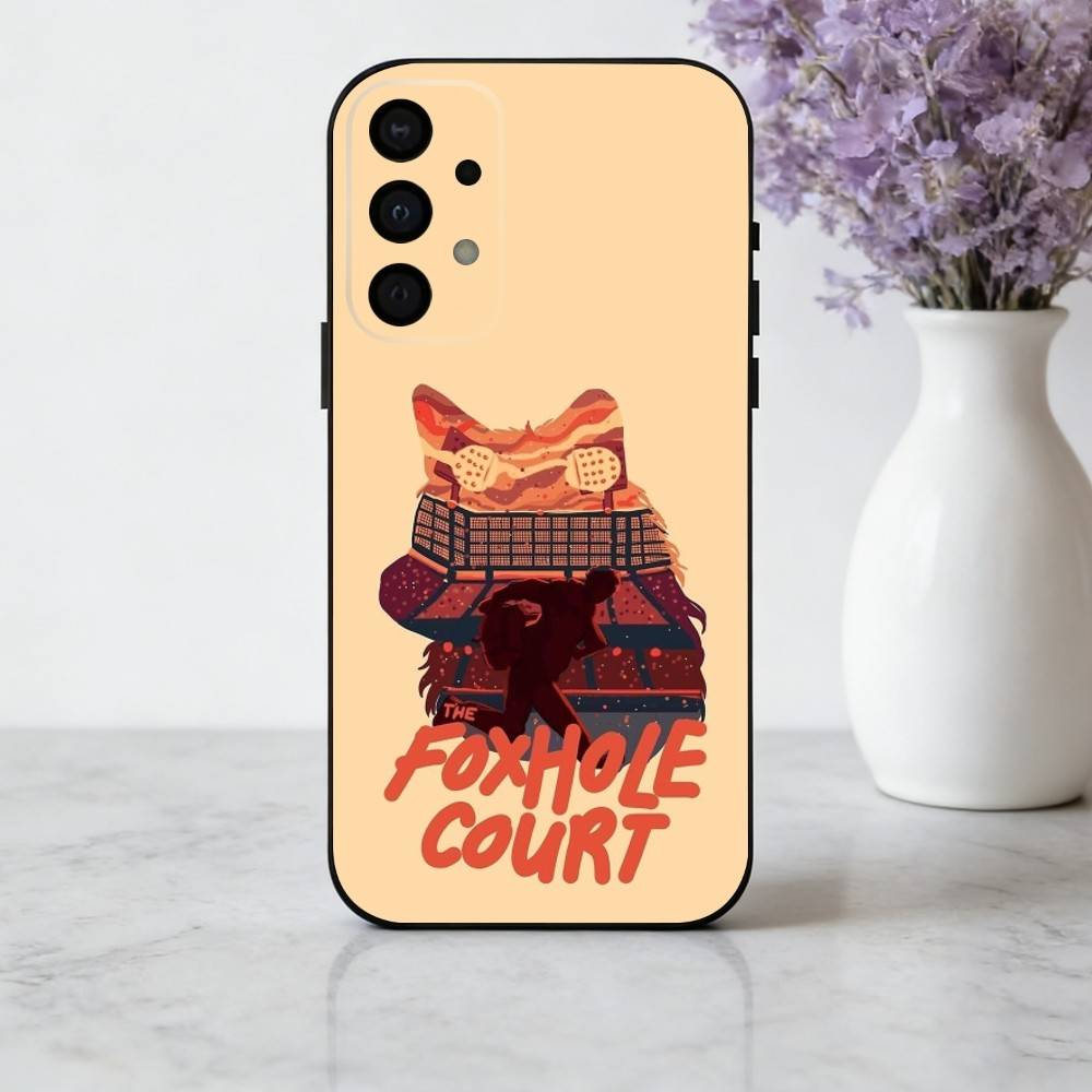 Чехол для телефона T-The F-Foxhole C-Court AFTG для Samsung Galaxy A73,A72,A71,A70,A53,A52,A51, Мягкий силиконовый черный чехол