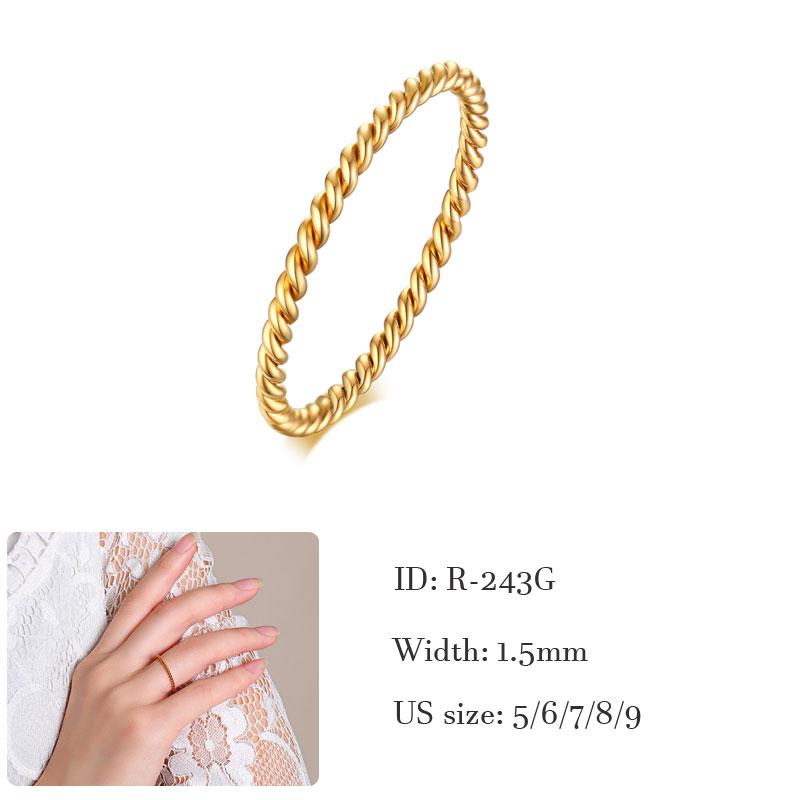 Love Faith Hope Triple Interlocked Engagement Rings for Women Stainless Steel Wedding Promise Gift