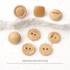 5pcs Primary Color Bread Natural Bamboo Buttons Cotton And Linen Literary Shirt Buttons Retro Sweater Cardigan Cheongsam Hanfu Buttons