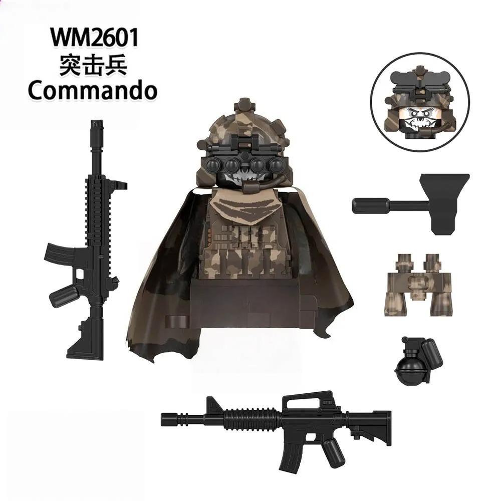 WM6147 WM6168 Серия «Военные» SWAT Специальные силы Строительные блоки Коммандос Солдат Городская полиция Кепка Мини Экшн-фигурка Игрушки