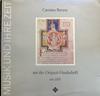 LP Record STUDIO DER FRÜHEN MUSIK - Carmina Burana (Aus Der Original-Ha SAWT9455A Telefunken 1964 Germany Classical Used