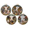 Набор для вышивки иглой Punch Needle Cartoon Highland Cow DIY Вышивка Набор с пяльцами Punch Needle Starter Craft Kit для взрослых и детей