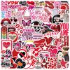 100Pcs/Set Downtown Y2K Girls Art Series 01 Stickers DIY Fashion Decals Stickers