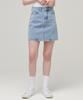 Musinsa Standard Woman Women'S Denim Mini Skirt [Light Indigo]