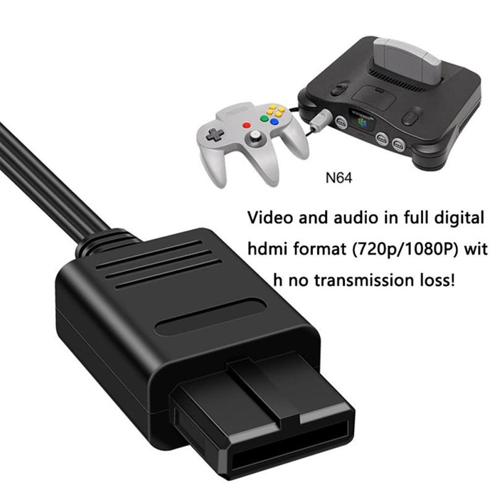 HD N64 To HDMI-compatible Converter HD Link Cable For N64/GameCube/SNES Plug and Play 1080P Nintendo 64 To HD Converter New