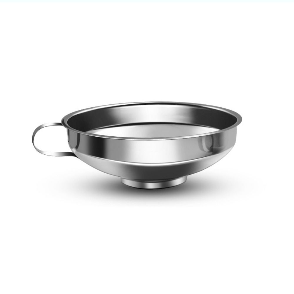 Воронка для варенья из нержавеющей стали с широким горлом и большим отверстием, прочная кухонная воронка