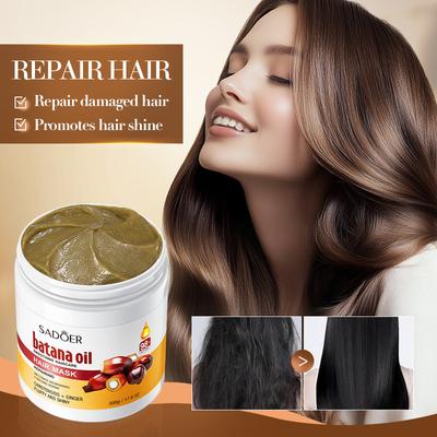 500 г Batana Hair Mask Scalp успокаивающий и разглаживающий кондиционер для волос улучшает состояние вьющихся волос и разглаживает волосы