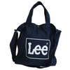 Lee Canvas Tote Shoulder Bag with Navy 2-Way Logo,