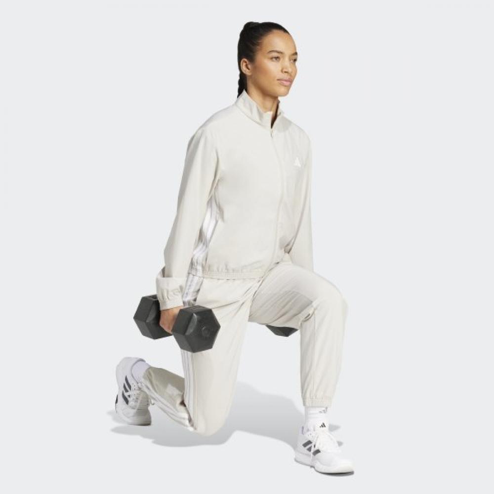 AdidaS Women S Train eSSentialS 3 Line Warm Up Jacket For Both Gym And Everyday uSe