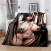 Sexy Lace Beauty Girl Lady Cartoon Anime Character Blanket,Soft Throw Blanket for Home Bedroom Bed Sofa Picnic Office Cover Gift